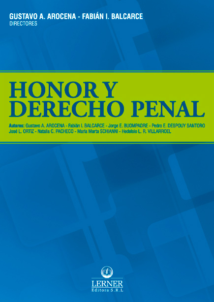 Honor y derecho penal – Ediciones Lerner